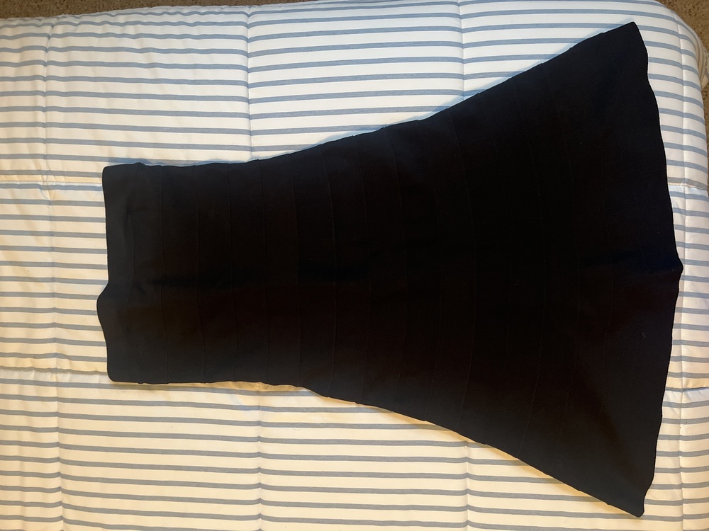 Bebe strapless black dress size small